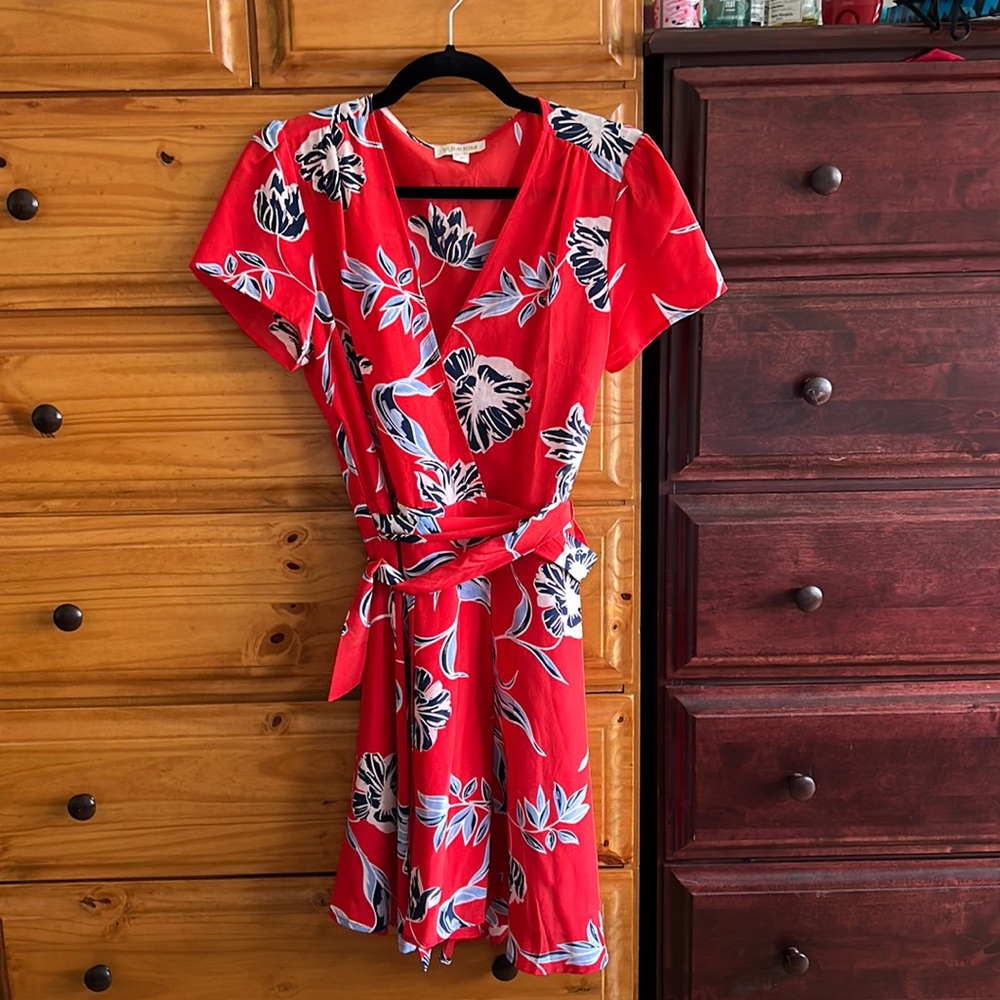 Yumi Kim silk wrap dress, Sz M